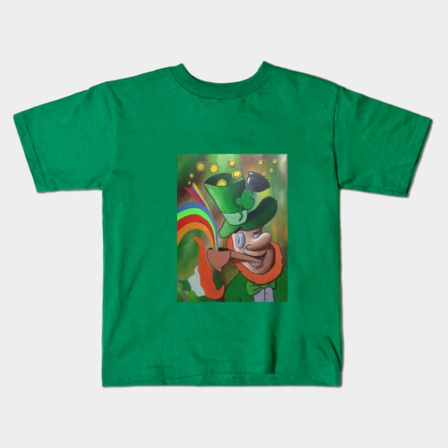 Leprechaun Kids T-Shirt by ManolitoAguirre1990